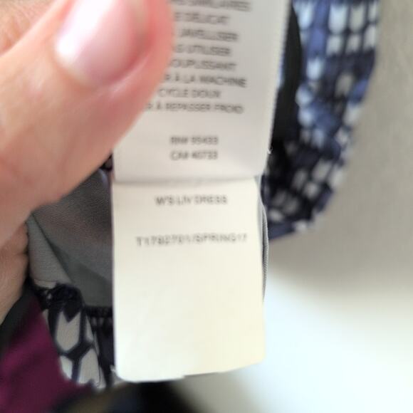 Toad&Co Liv Dress Women's Size Small Blue Geometric Athletic Hiking Outdoor - Picture 4 of 6